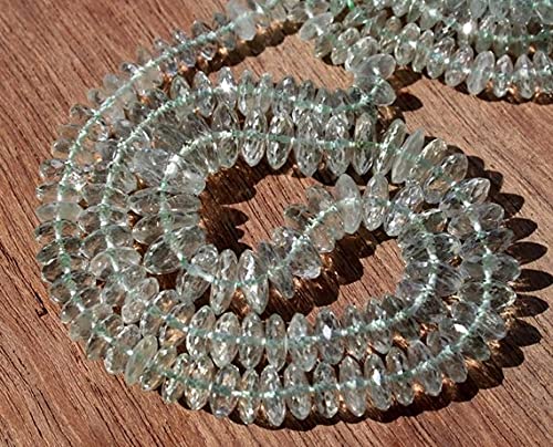 Améthyste verte naturelle véritable pour remplacer les perles synthétiques dans vos colliers