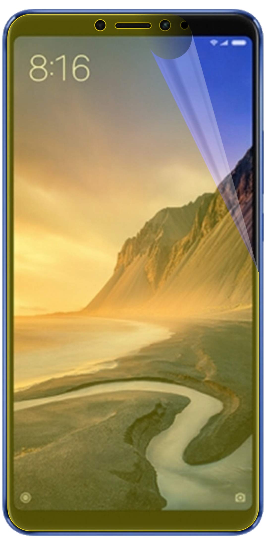 Dipos FLEX 3 Pellicole Protettive Per Xiaomi Mi Max 3 – Copertura Totale Schermo Curvo, Antiurto, Made In Germany