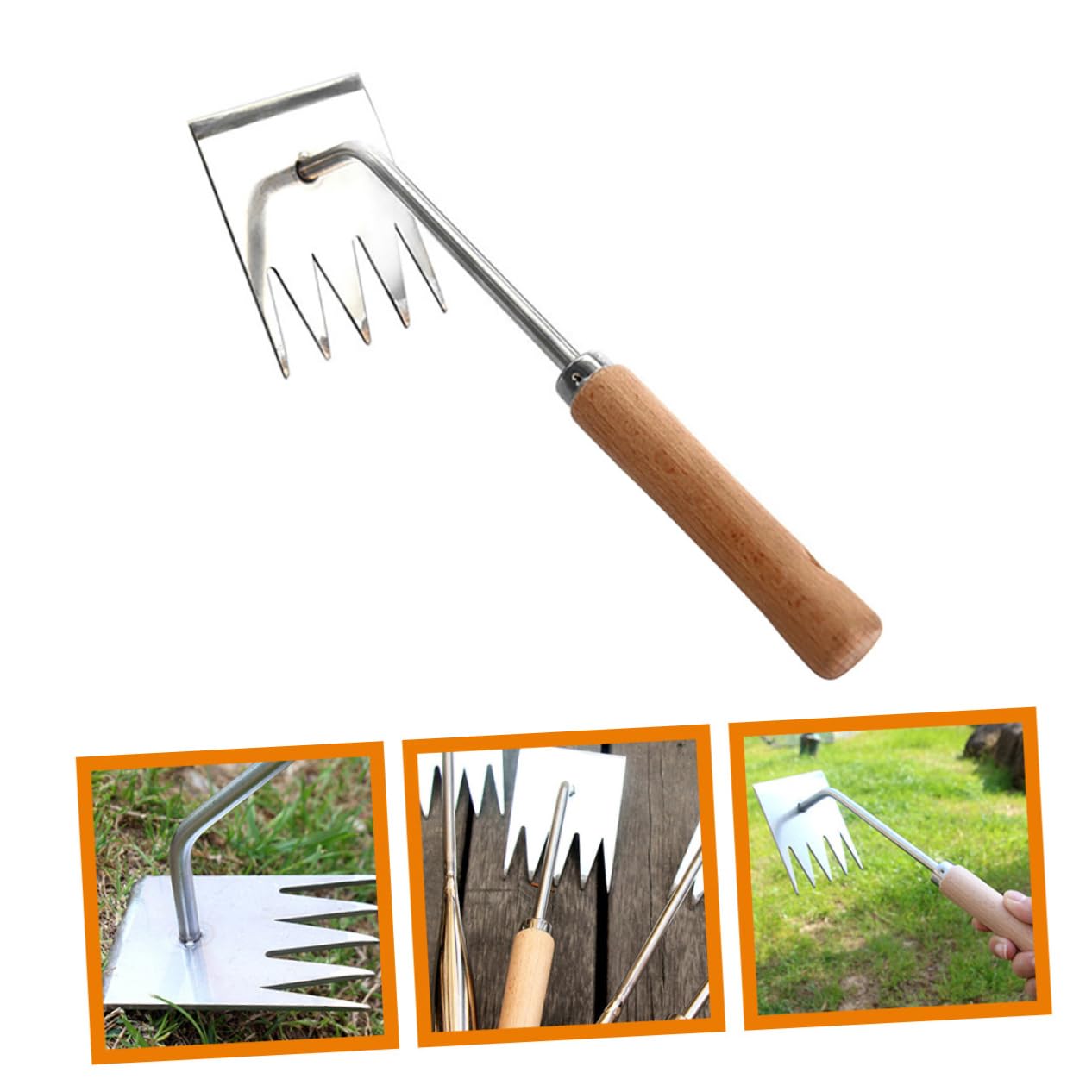 ifundom 3 Stück Multifunktionales Gartenwerkzeug Unkrautstecher mit Ergonomischem zum Entfernen von Verwurzeltem und Wurzeln und Langlebig für Gartenprofis und Hobbygärtner