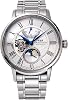 Orient Star RK-AY0102S Automatic Watch M45 F7 Mechanical Moon Phase Mechanical Made in Japan Open Heart Mens White