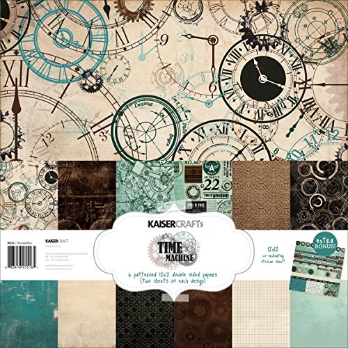 Kaisercraft Paper Pack 12X12 12/Pkg-Time Machine...