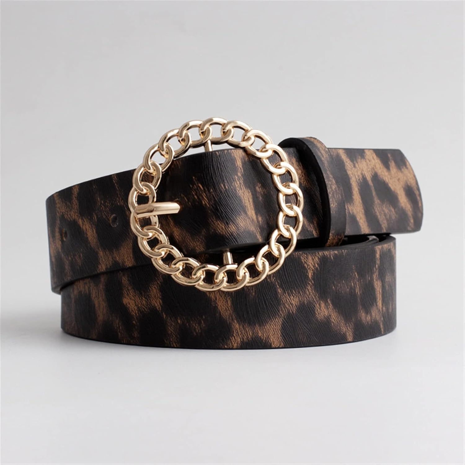 leopard waist belt