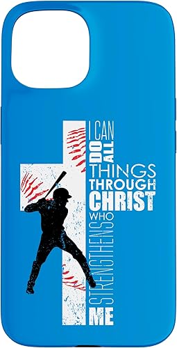 Miniatura 10 de iPhone 14 Pro Max - Funda para teléfono con texto en inglés "Cross Biblia", regalos de béisbol cristiano