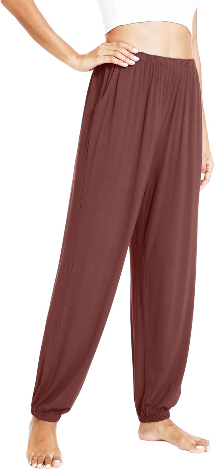 WiWi Pajama Pants for Women Lounge Super Soft Joggers Yoga Viscose from Bamboo Bottoms Cooling Pajamas Pant Sweatpants S-4X - Image 3