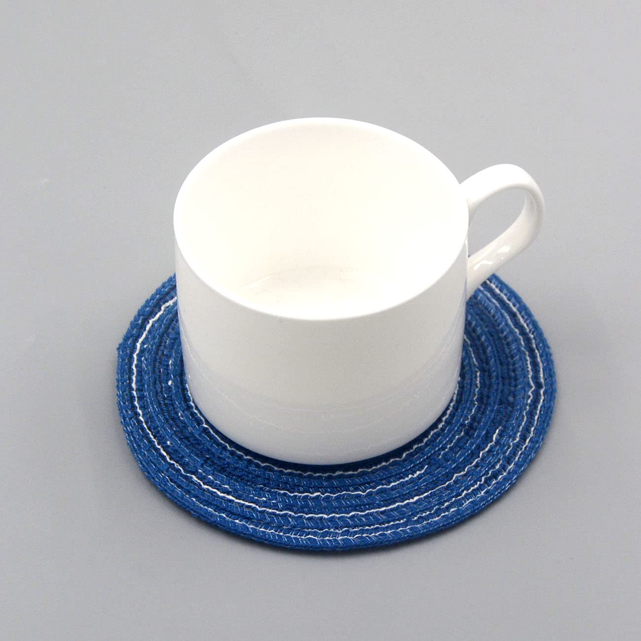 Ensemble De Dessous De Verre Ronds En Caoutchouc Silicone Antidérapant