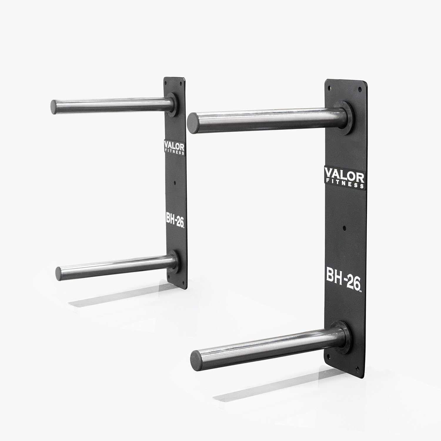 Valor Fitness Wall Mounted Weight Plate Storage Holder/Rack for Bumper Plates and Olympic Weight Plates