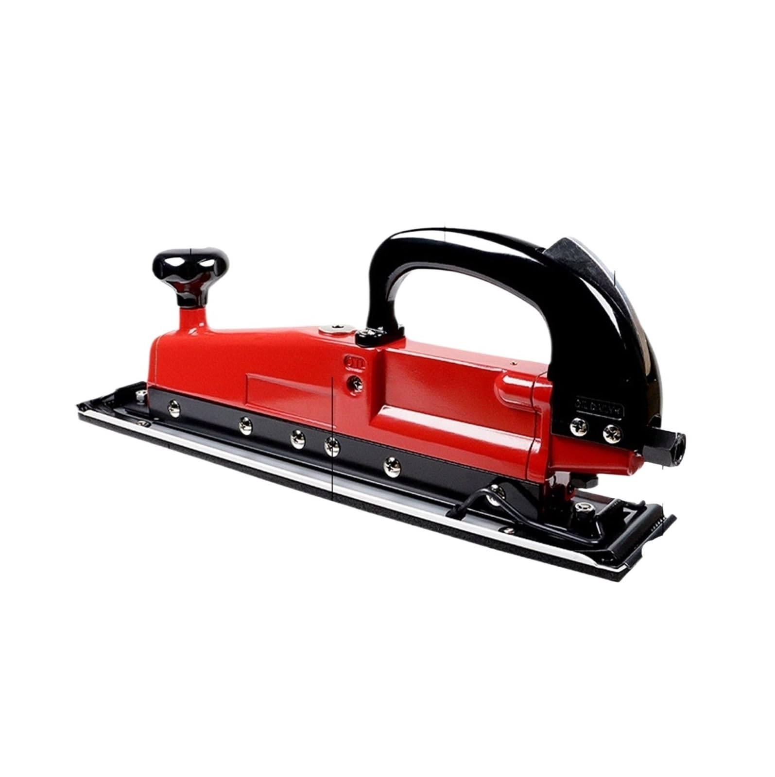 Amrttwy Red Air Tools, Pneumatic Heavy-Duty Orbital Sander, Pneumatic Grinder, Polisher, Industrial Grade Polishing Grinder, Pneumatic Tool(Red)