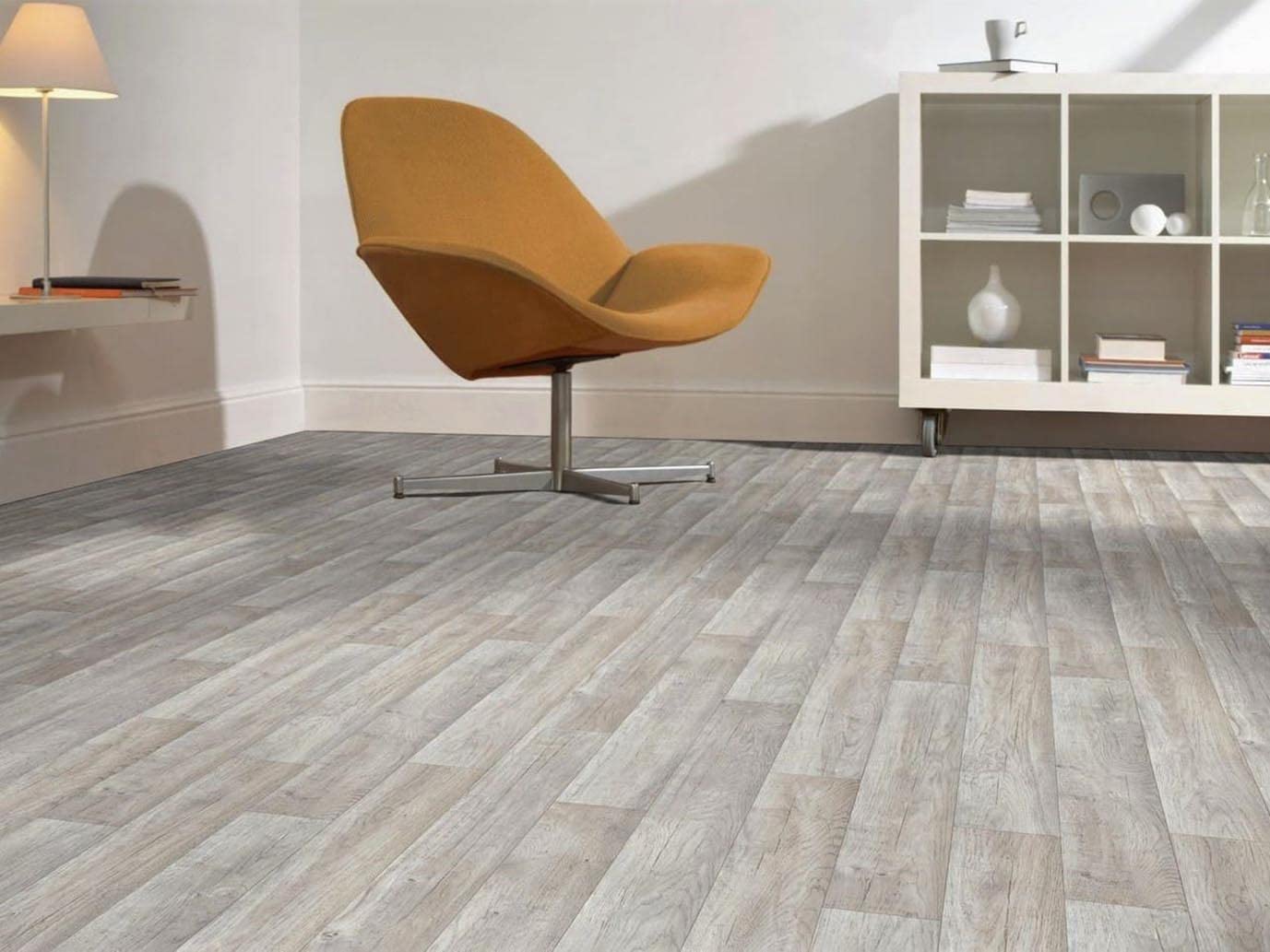 Pavimento de PVC en la tendencia de la madera con estilo, Corte (2m de ancho / 8,5m de largo)