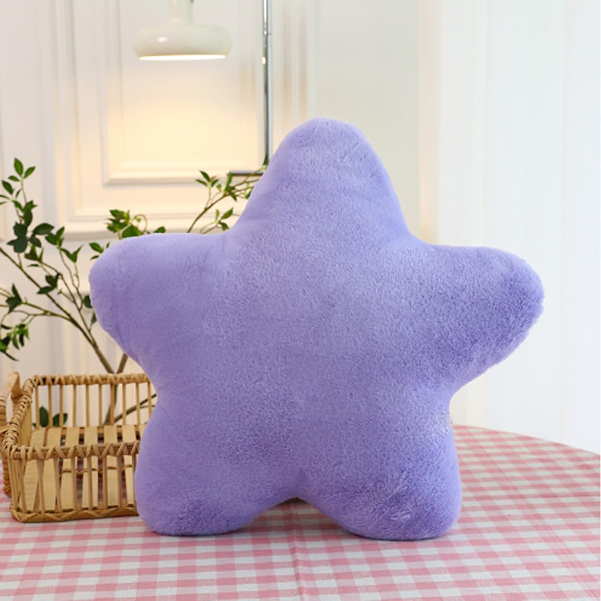Bettschlange Kuschelkissen Kinder, Stern Kinderkissen, Weiche Flauschige Sternenkissen, Kissen Kinderzimmer Sternform Dekokissen für Mädchen & Jungen Zuhause Schlafzimmer