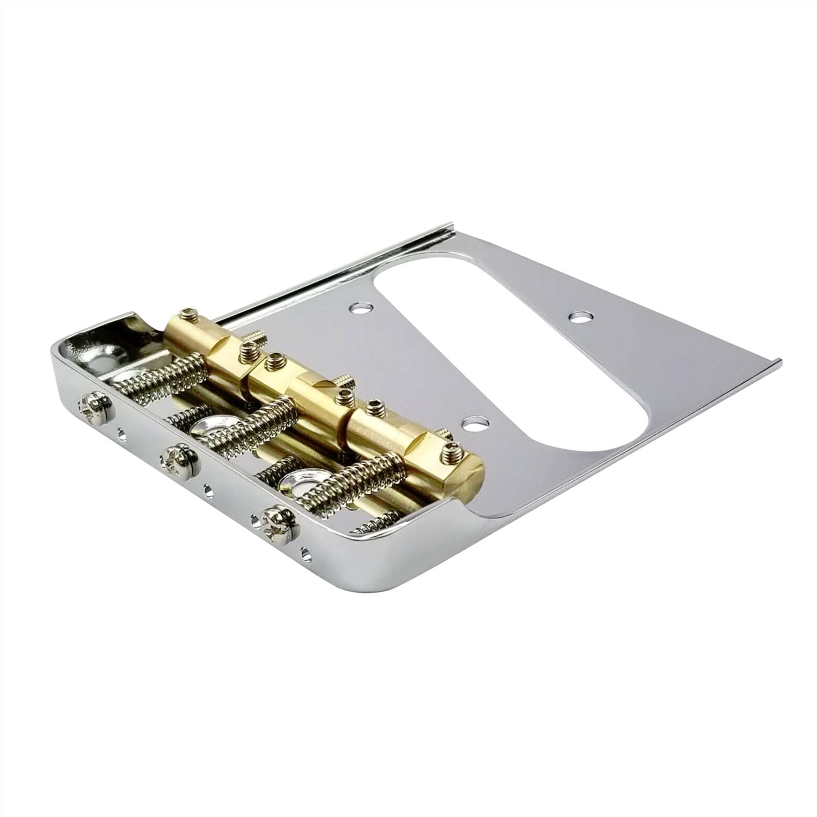 FLFL Puente De Guitarra Vintage De Chrome Y Piezas De Puente para TL- Guitarra Eléctrica De Estilo Sistema Puente Guitarra