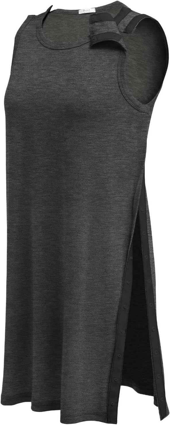 Deyeek Women's Post Shoulder Surgery Dress Full Tear Away Sleeveless Tank Dress After Rotator Cuff Adaptive Clothing - Image 6