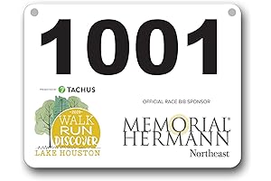 Custom Race Bibs - Personalized Full Color Printed Race Numbers, Running Bibs