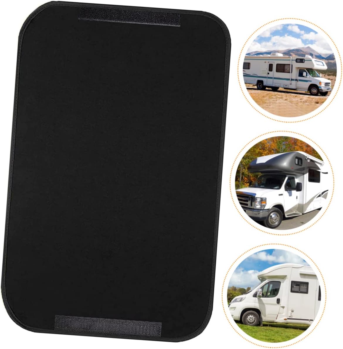 Cabilock Rv Window Blackout Cover Camper Window Shades Blackout Privacy Screen for Rvs Polyester Material Easy Install Uv Protection