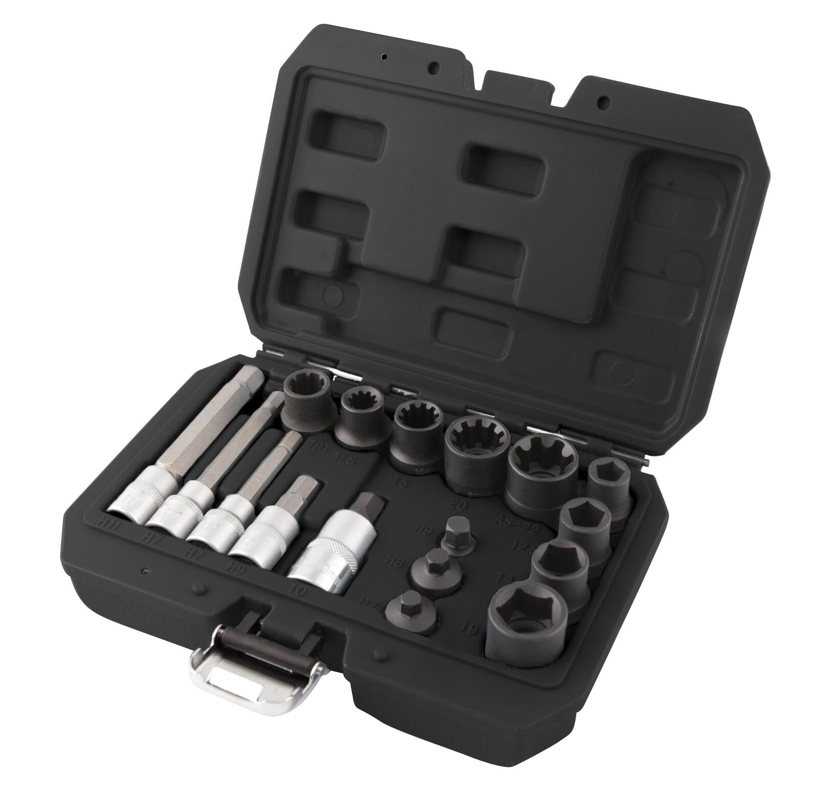 Coffret douilles CrV étrier de frein (18 pcs) - OM 0180 - CLAS Equipements