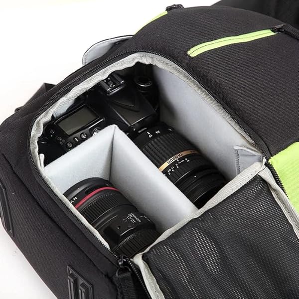 JHDFH Multifunctionele waterdichte camera rugzak reistas met grote capaciteit en borstriem for DSLR-statief (Color : B, Size : 32 * 21 * 15cm)