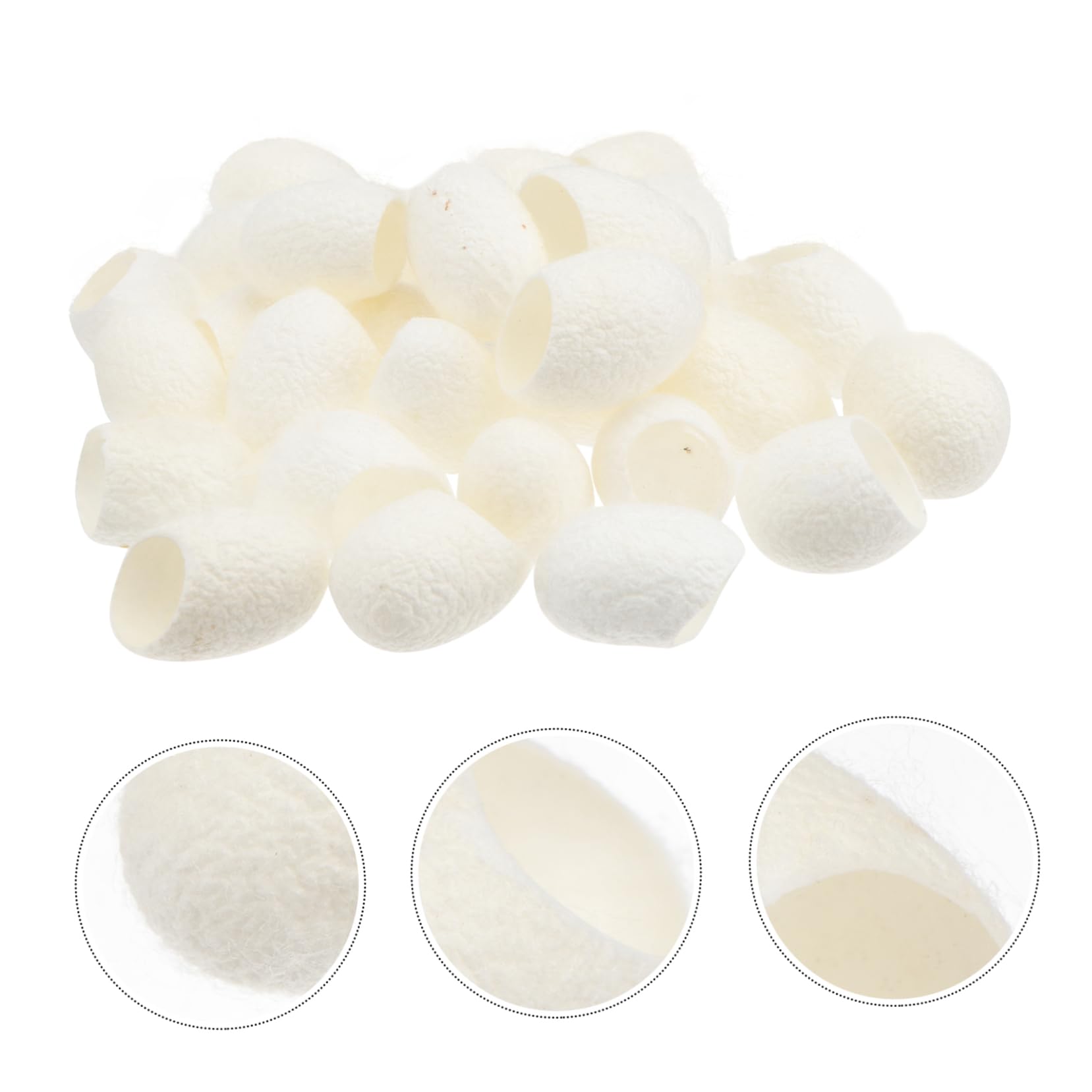 Beavorty 300stücke Natürliche Seidenbälle Zur Gesichtsreinigung Organisches Peeling Für Hautpflege Entfernen Von Mitessern Sanftes Scrub Für Strahlende Haut