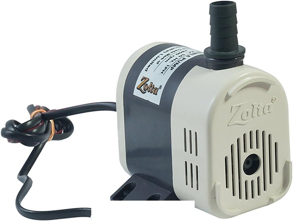 ZOLTA Khaitan Rust Proof and Durable Quality Submersible Pump for Aquarium, Fountains, 18W, 1.6 m