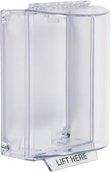 Safety Technology International, Inc. STI-13200NC Universal Stopper without Horn Housing, Surface Mount, Clear
