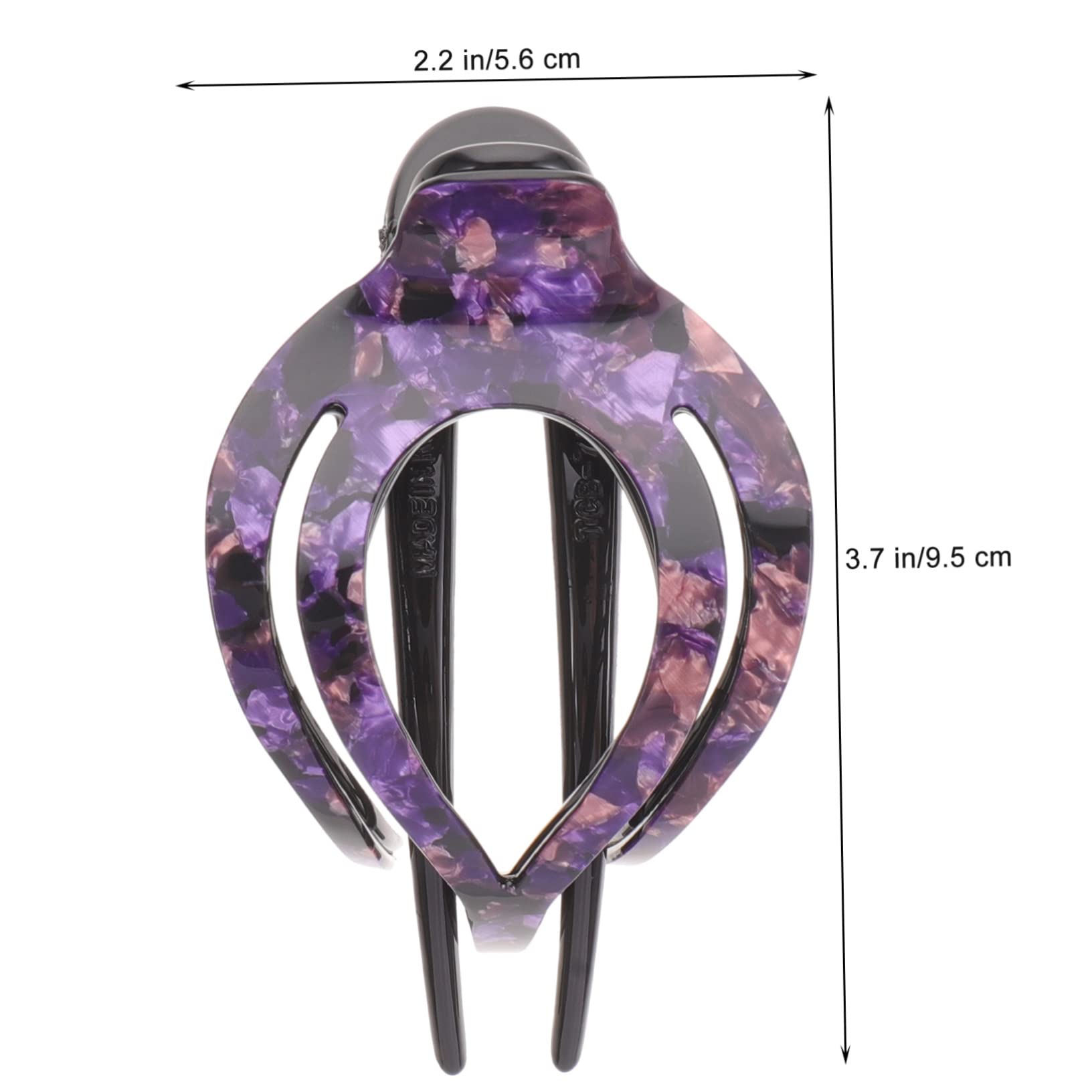 FRCOLOR 12 Pièces Clip bec de canard clip à trois dents griffes de cheveux pince à cheveux pieuvre pinces cheveu hairpin barrettes à cheveux pinces à cheveux pince à griffes pour femmes