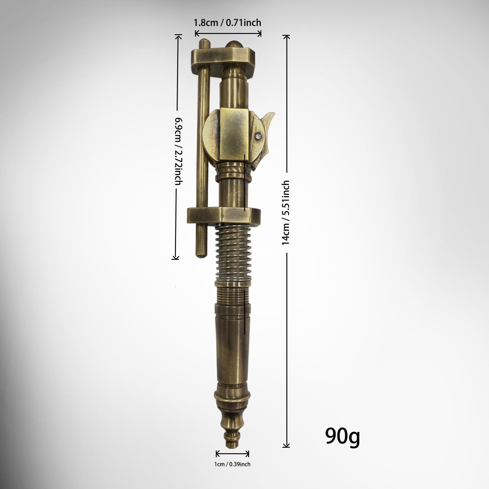 Amazon | Duffire EDCタクティカルペン、真鍮スチームパンククールペン
