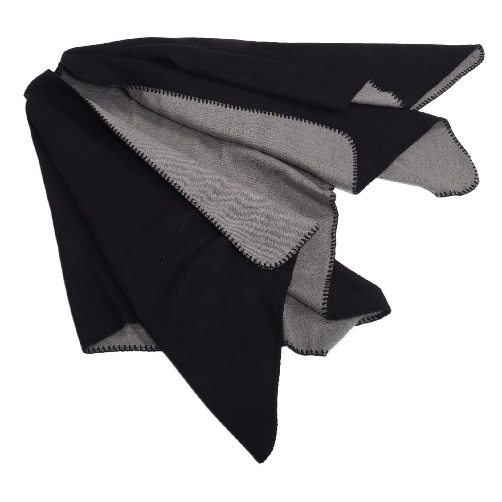 Healeved Chal Reversible Doble Cara Mujer Poncho Cálido Abrigo Grueso Nórdico Multifuncional Bufanda Bohemia Elegante para Fiesta