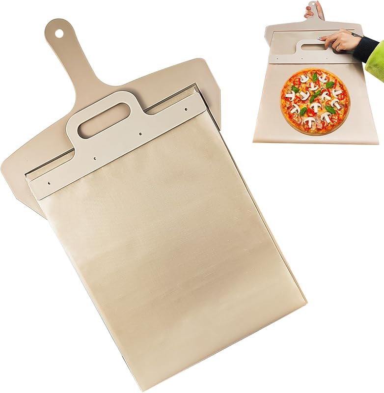 Yellow Pizza Slider Műanyag Pizzalapát - Csúsztatható Pizzakiemelő, Tapadásmentes Tésztacsúsztató, Mosogatógépben Tisztítható, 58 cm
AI: I'