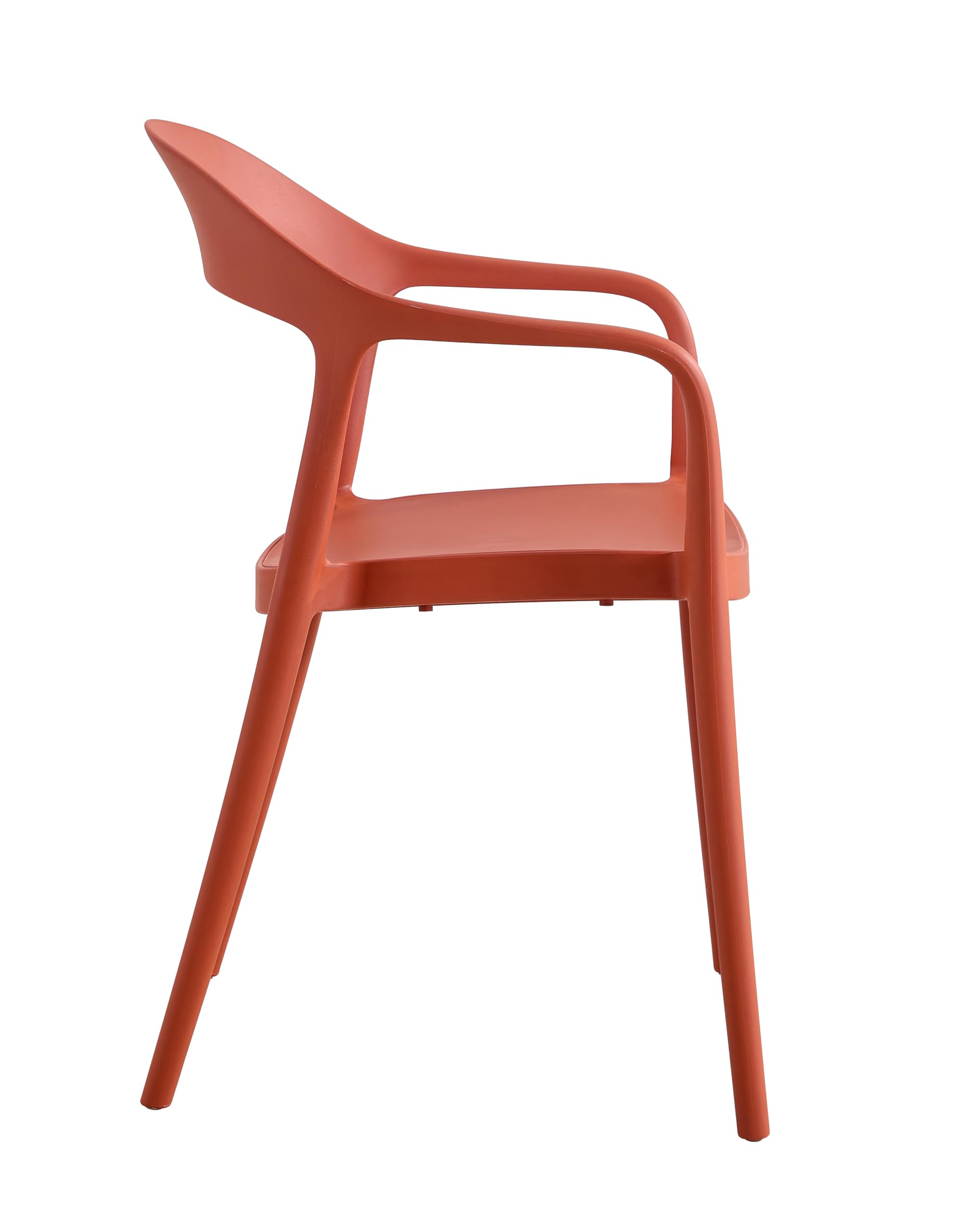 METRO Professional Gastro Armlehnstuhl stapelbar Laveria, Polypropylen, terrakotta