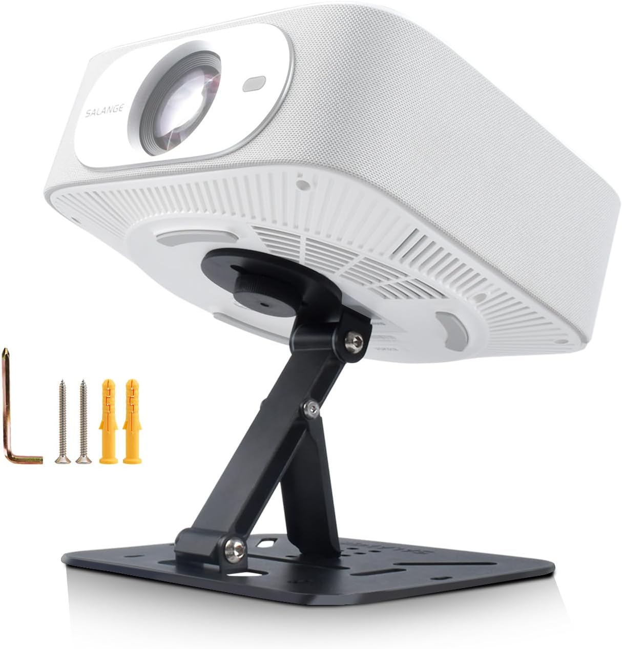 Mini projector tripod with 180° adjustment