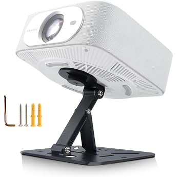 Salange Mini Projector Mount Stand Table, Multi-Angle Projector Base Stand Ceiling Wall, 360&deg; Rotation Wall Mount, Suitable f