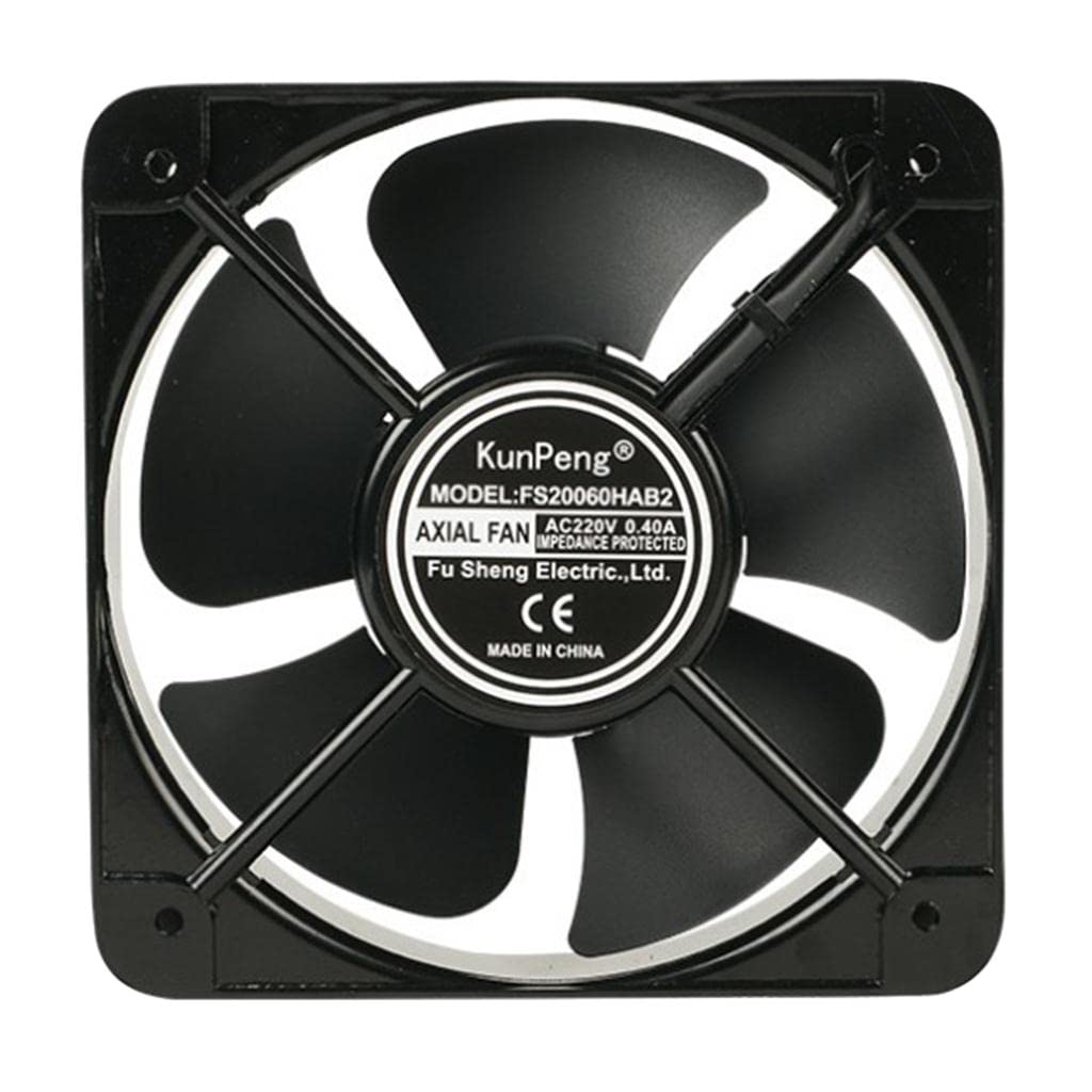 Almencla Ventola di Raffreddamento Industriale 220V 200x200x60mm, Avvio Rapido E Lunga Durata, Bassa Rumorosità