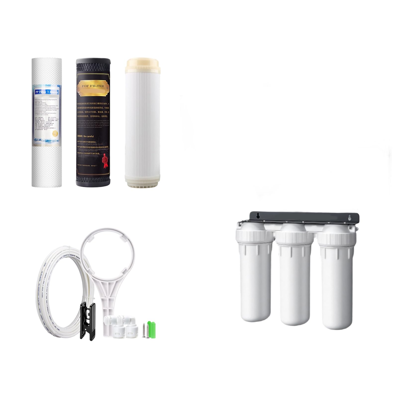 Efficiency 3 Stage PP Water Filtrations Systems 10Inch Drinking Water Filter for Clean Drinking in Household Mineral Filter