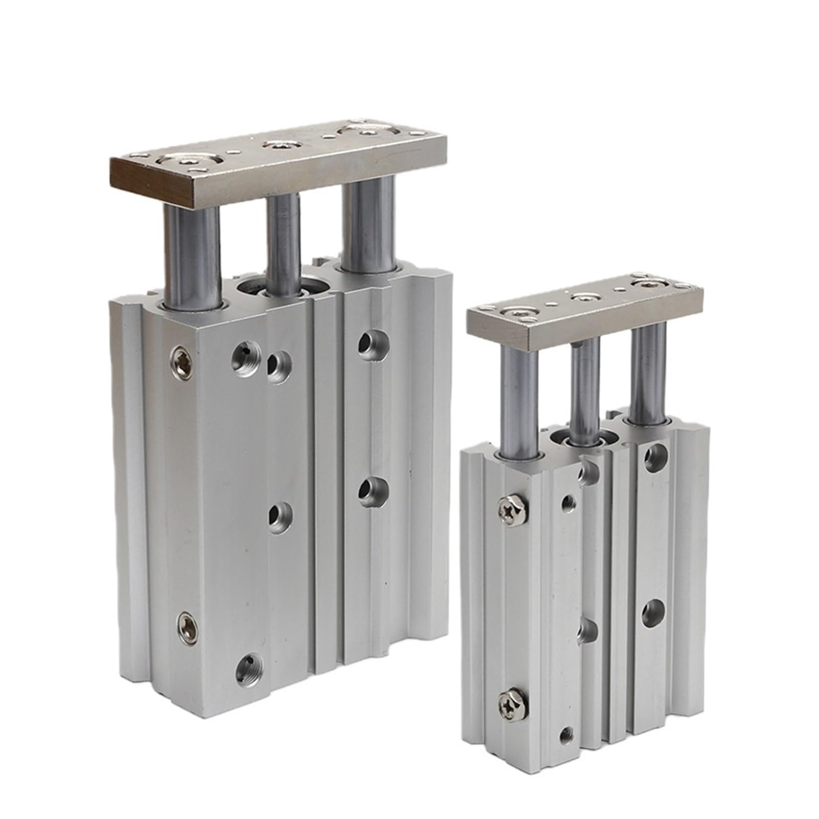 Cylindre pneumatique de guidage compact TCL63 course 100mm double effet