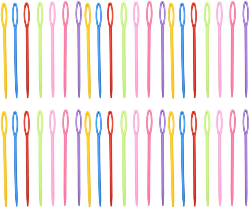 1000pcs Sweater Needle Colorful Yarn Needles Handmade Craft Tool Safety Needle Knitting Supplies Sweater DIY Tool Sweater Knitting Needles Knitting Learning Needles Sewing Needles