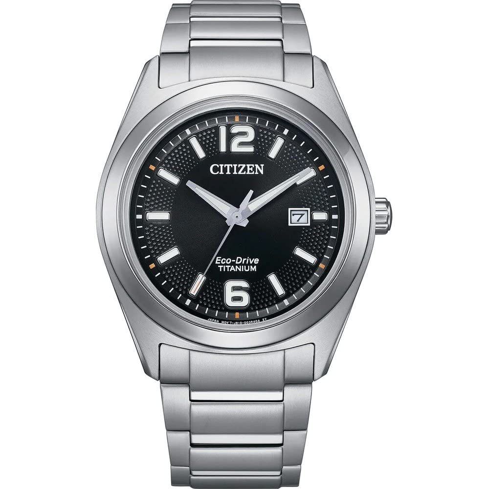 Citizen Men's Black Super Titanium Dial Eco Drive Aw1641-81E Watch