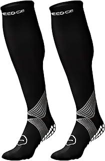 Gain The Edge Compression Sock Anti-Slip Socks For Men and Women Unisex Footballer's Recovery Socks - Nurse Compression Socks for Women Compression Socks - Pregnancy Compression Socks for Women