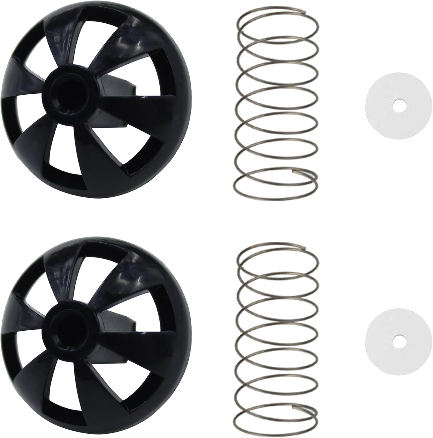Coffee Replacement Brew Basket Spring Loaded Stopper Kits, Set of 2