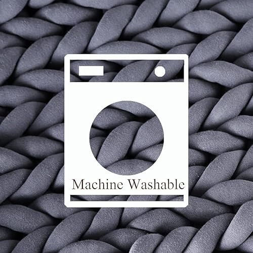 Miniatura 5 de Hilo grueso para tejer con brazo gigante para manta de nudo trenzado, hilo tubular grande torcido grande, hilo tubular suave extragrueso, hilo de