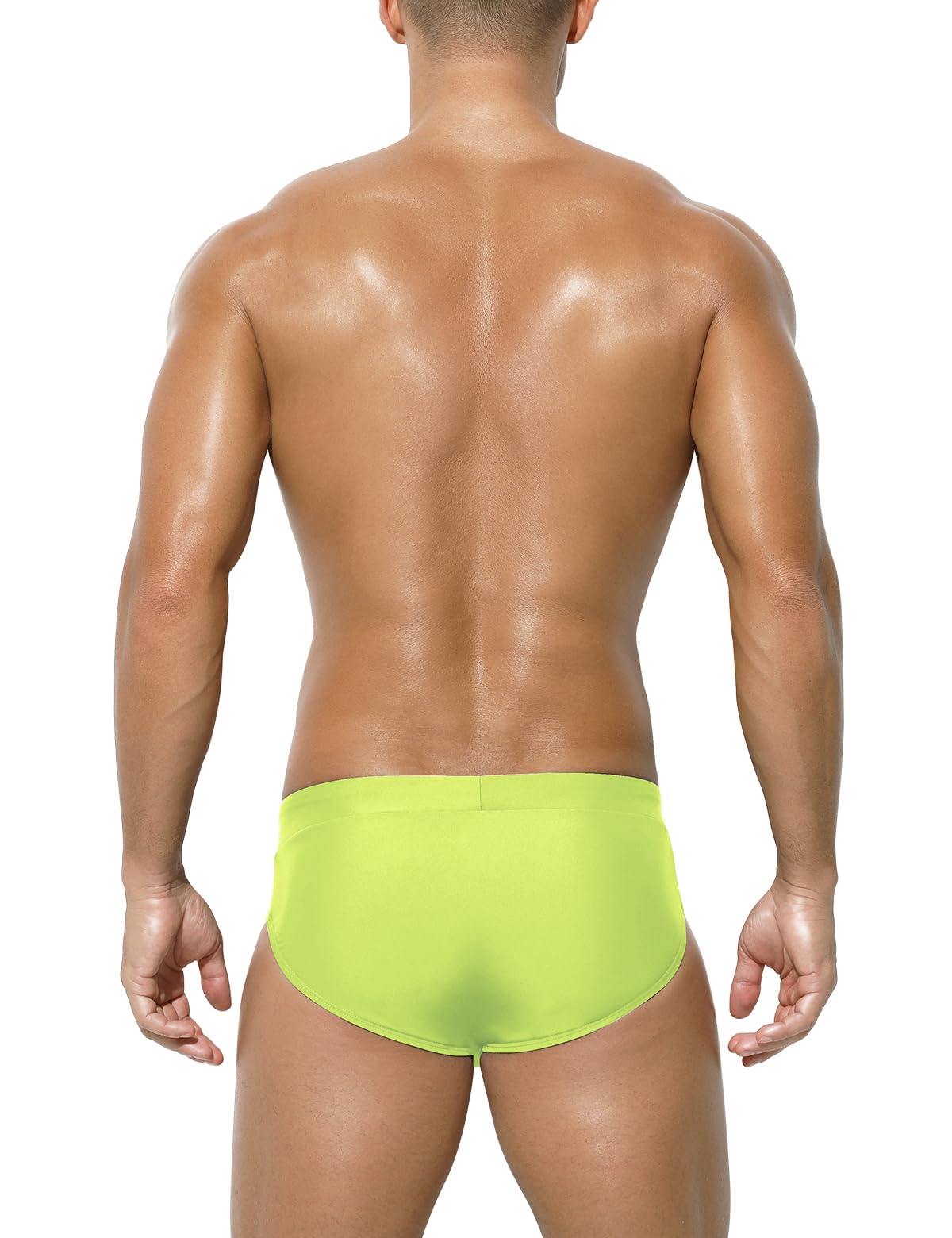 Bañador Slip Hombre - Traje de Baño de Natación y Piscina, Slip con Cordón Ajustable, Secado Rápido