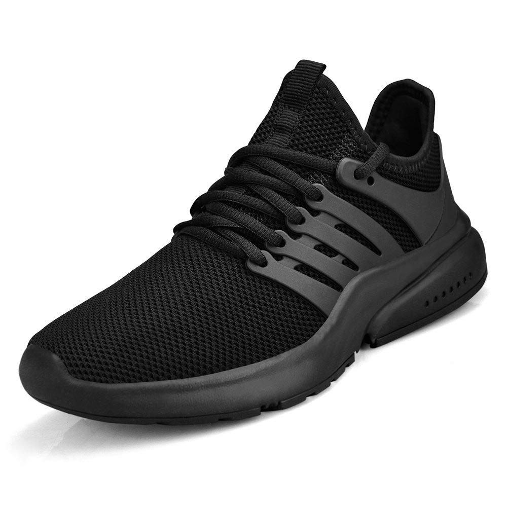 Women Sneakers Breathable Non Slip Lightweight Shoes Running Gym Casual Sport Mesh Shoes Black