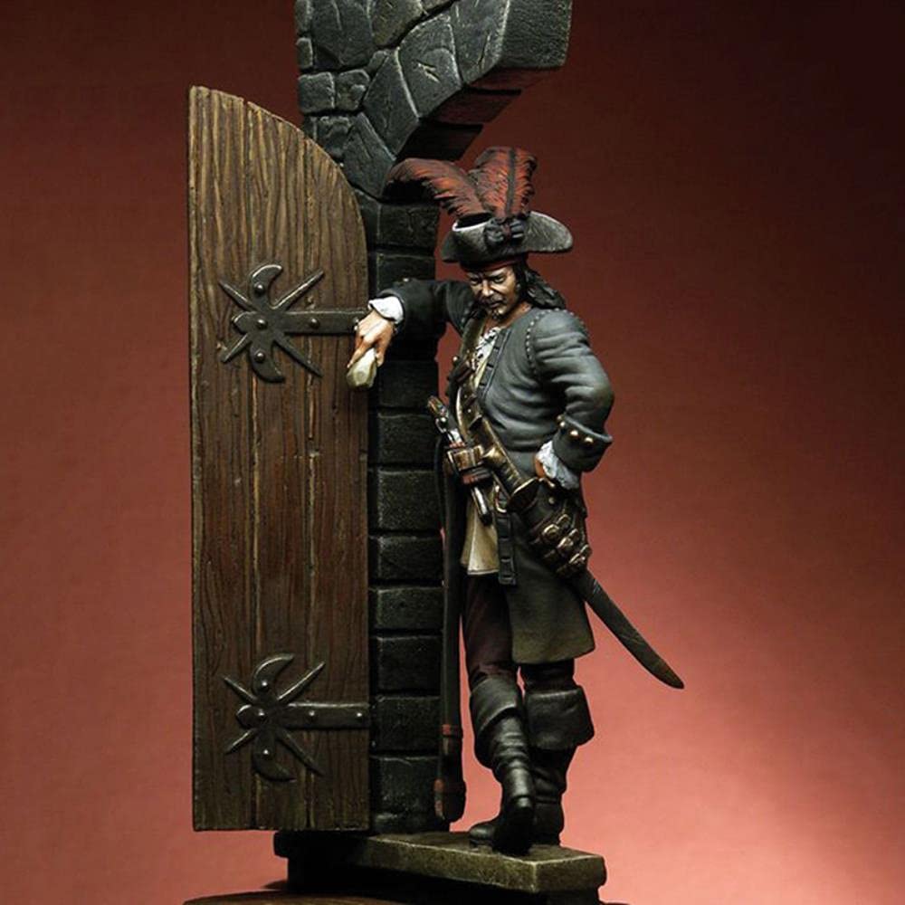 PANGCHENG 1/24 Hombre Antiguo Guerrero Resina Figura Kits De Modelos En Miniatura Sin Ensamblar Sin Pintar