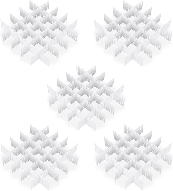 CROING 40 pcs Drawer Dividers