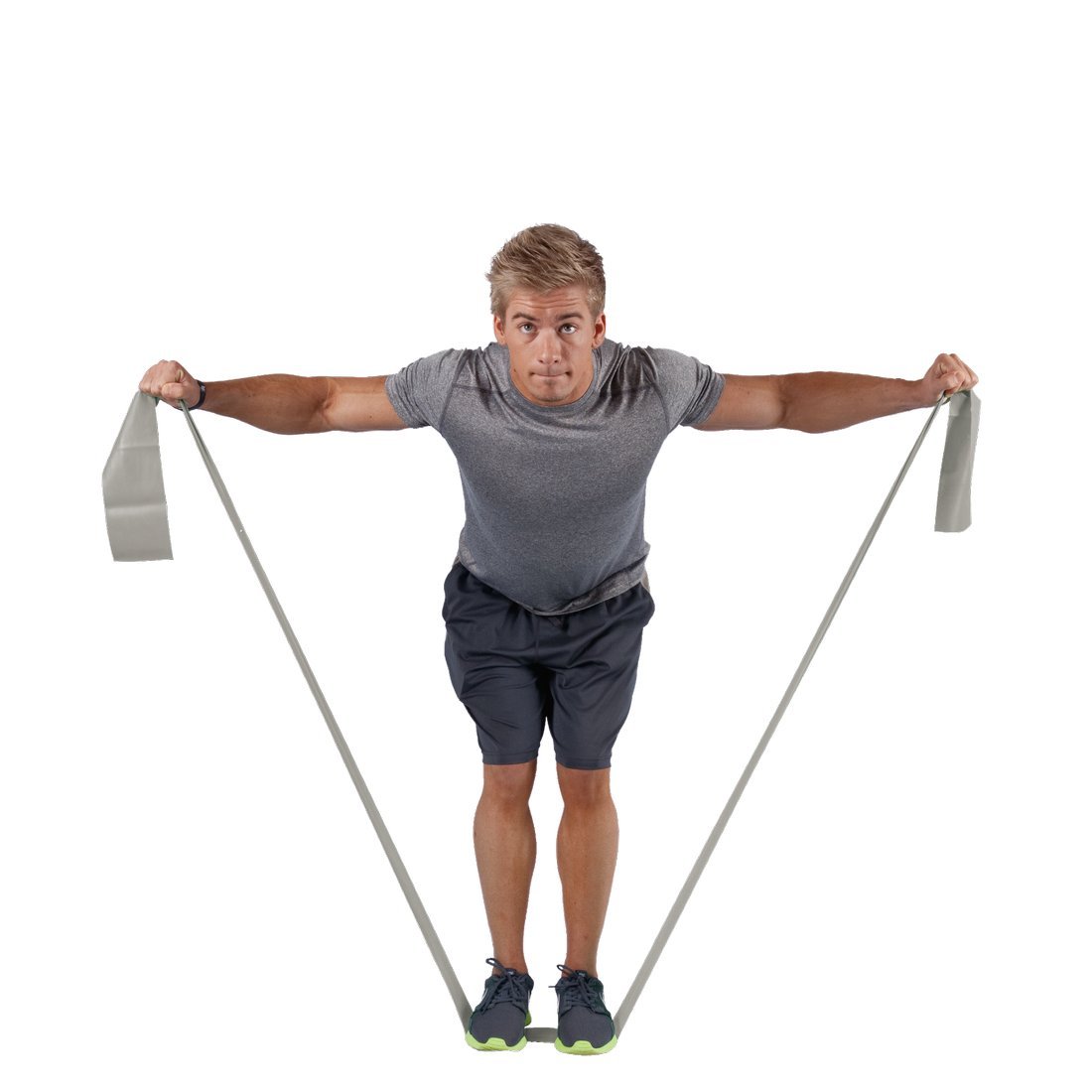 Spirit - Fascia elastica per fitness, 22,5 kg, senza lattice, rotolo da 22,8 m