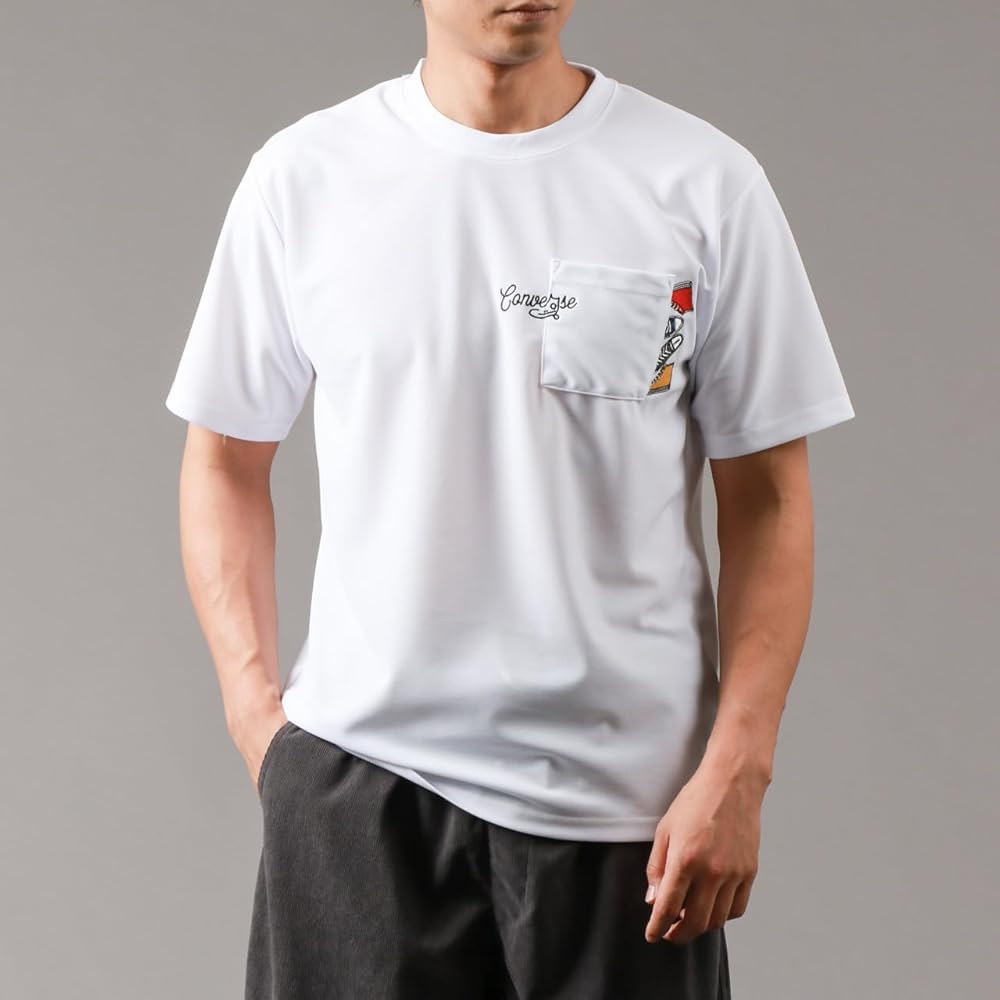 使用感あり‼️X Tシャツ Amazon | [コンバース] Tシャツ メンズ 接触冷感 吸水速乾 UV