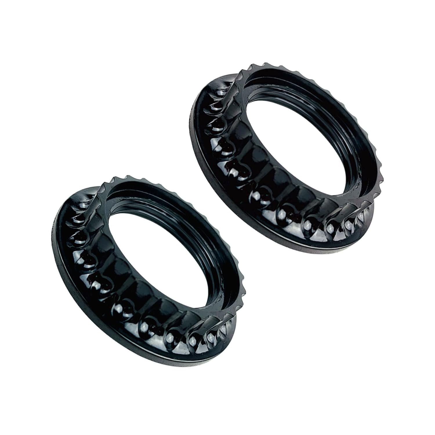 YCSSSD 6 Pack Lamp Shade Collar Rings, Light Socket Shade Rings