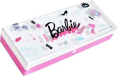 Amazon Co Jp バービー Barbie 2段 プラ ペンケース ピンク 文房具 オフィス用品
