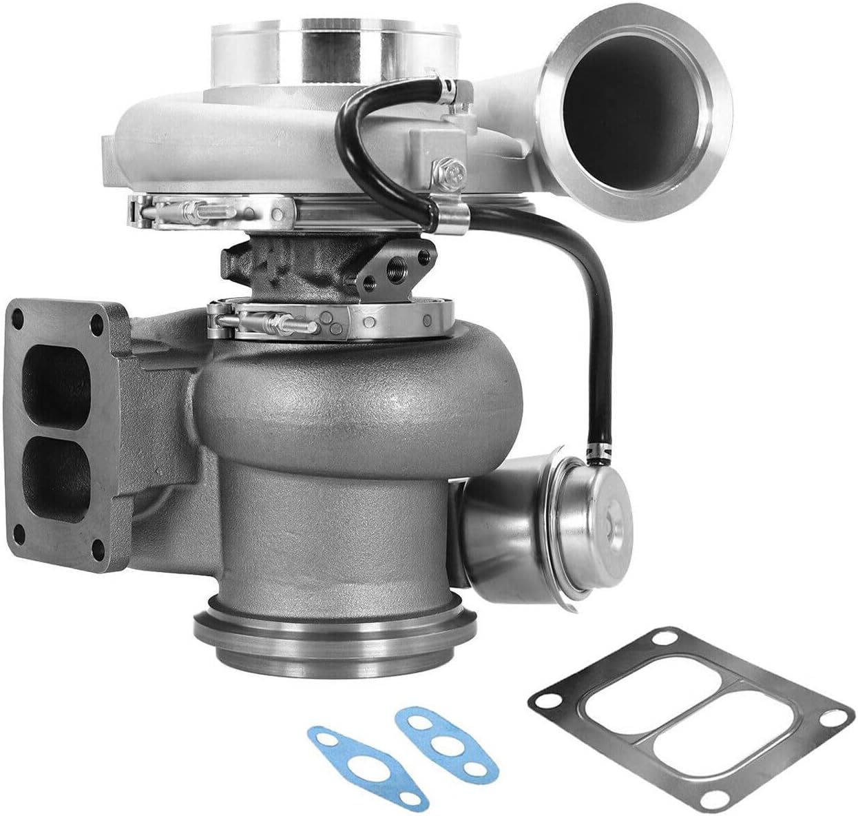 JM Turbo Compatible For Detroit Series 60 12.7L Turbocharger with Wastegate Actuator Turbo