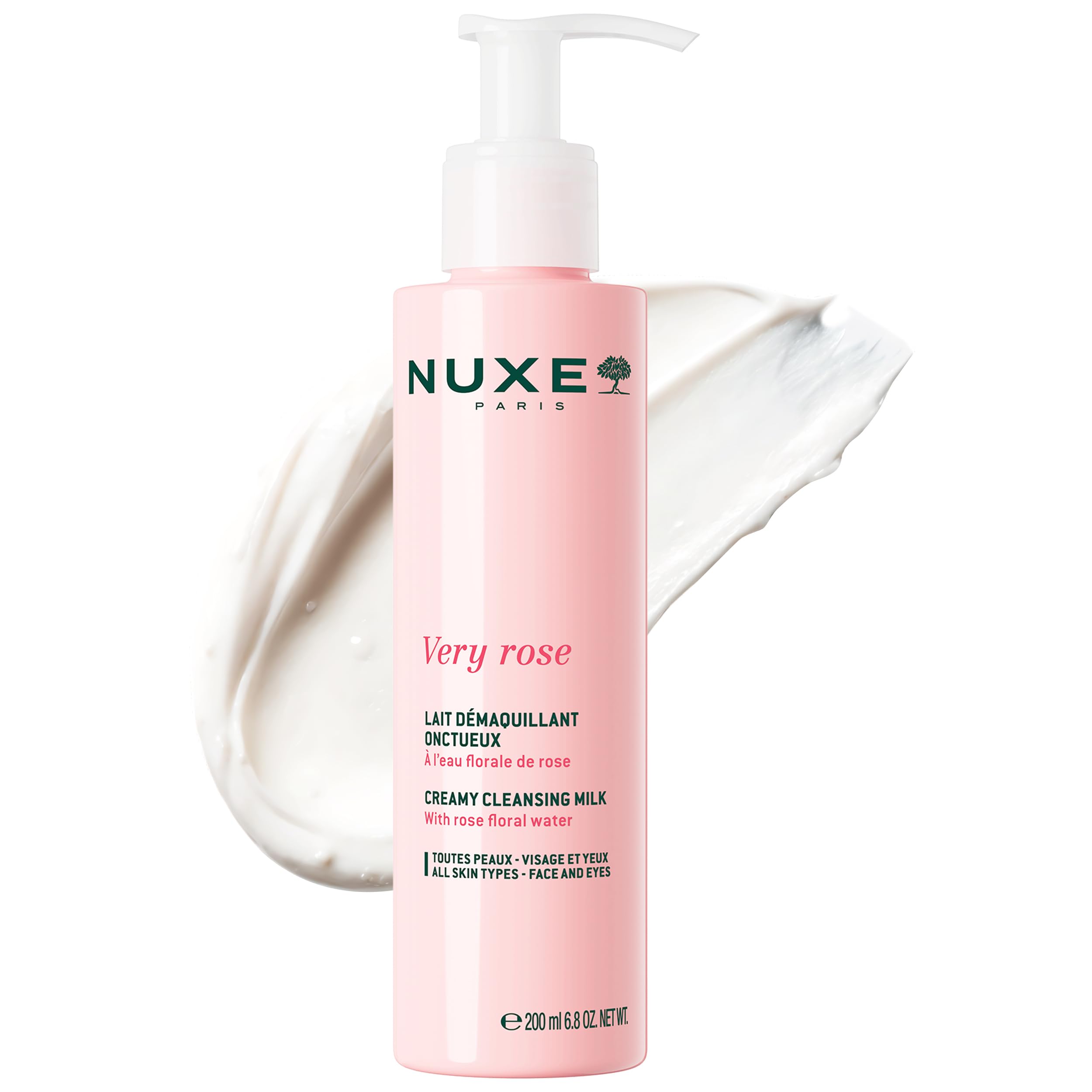 Nuxe Very Rose - Latte Struccante Strucca Idrata e Lenisce, 200 ml