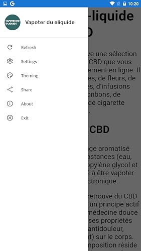 Vapoter du e-liquide au CBD