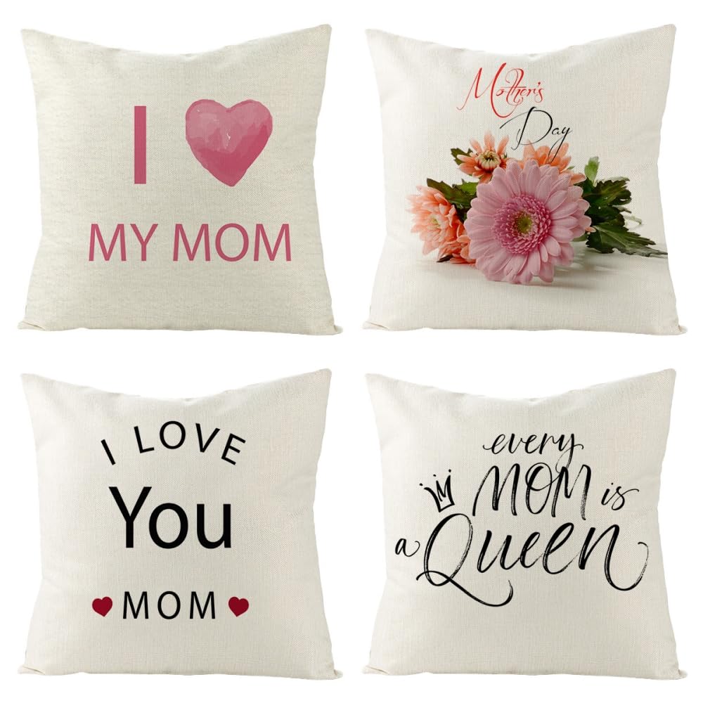 Housse de coussin 50x50 cm en lin blanc pour un canapé chaleureux
