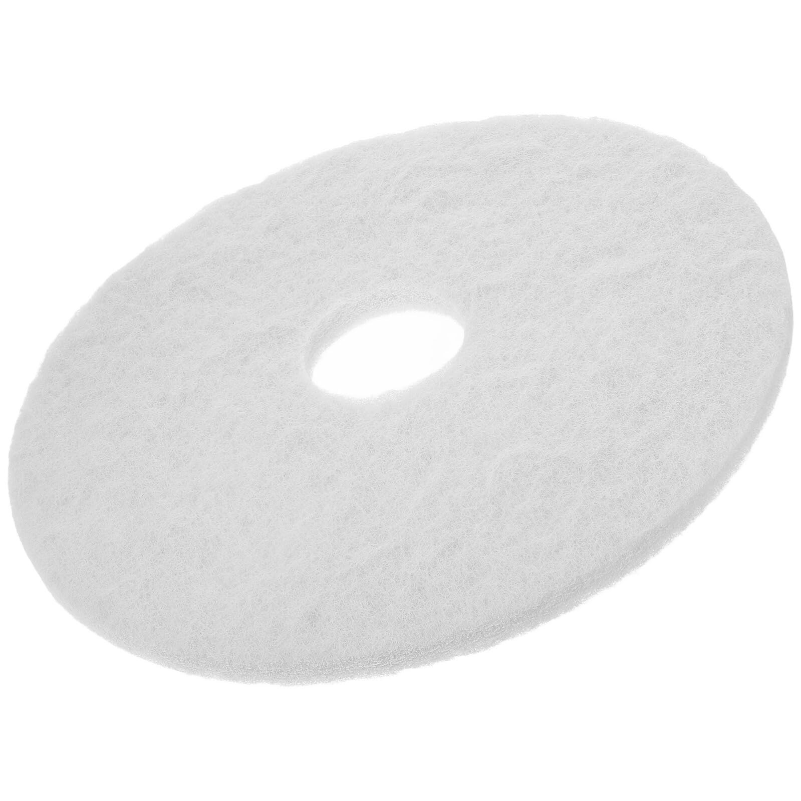 Tampone Abrasivo per Pavimenti da 17 Pollici Bianco ad Alte Prestazioni per Uso Commerciale e Domestico, per Lucidatrice e Lavapavimenti in Marmo